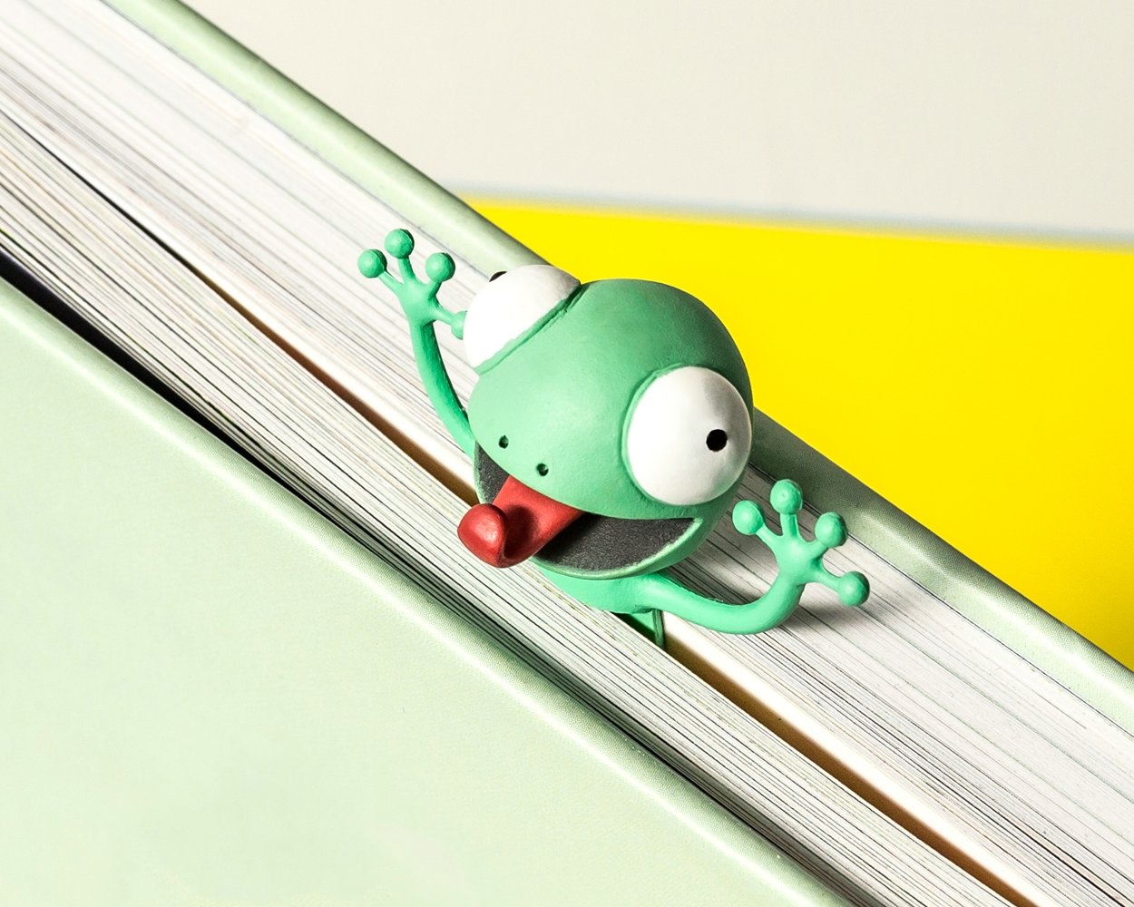 Master 3D záložka do knihy - žába