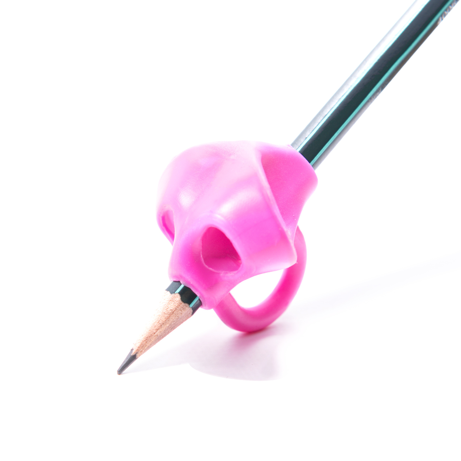 Levně KIK KX6306_1 Pomůcka pro správné držení tužky - růžová