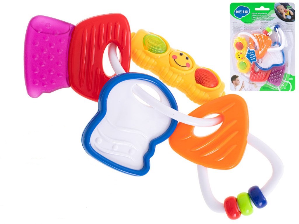 Levně Huile Toys KIK KX5591 Interaktivní chrastítko / kousátko Klíče