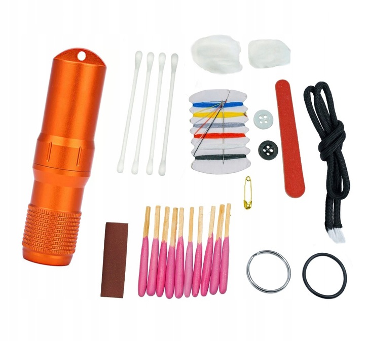 Levně Pronett XT1123 Vodotěsná hliníková kapsle Survival Kit COLOR