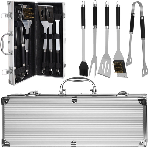 KAMINER GRILL SET IM KOFFER 18307