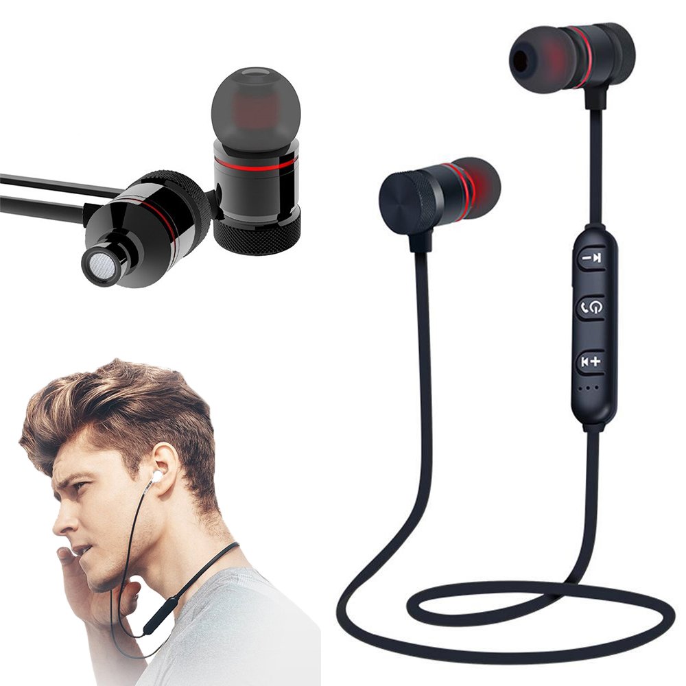 Levně Verk 04092 Bezdrátová sportovní sluchátka Bluetooth