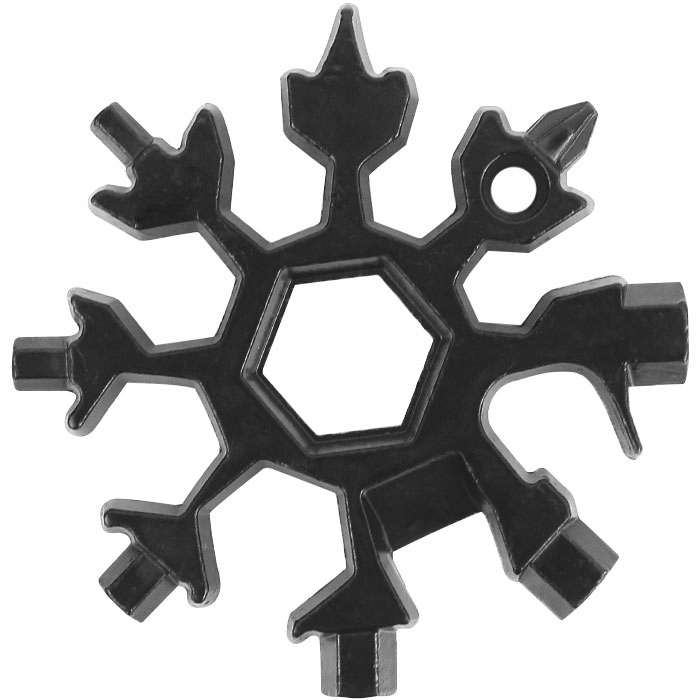 Pronett XJ4322 Multifunkční ocelová vločka 18v1 - černá