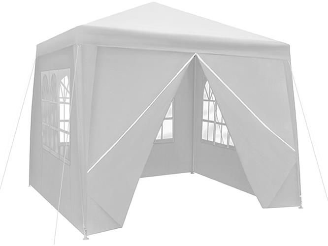 Malatec Garden party tent 3x3 m + 4 side walls, white, 7918