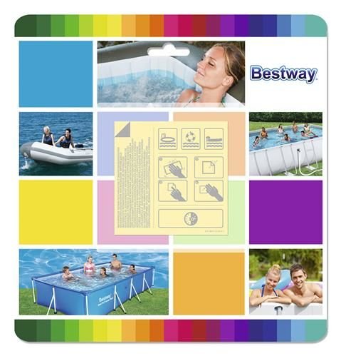 Levně BESTWAY 62091 Sada záplat na bazén 10 ks, 5296