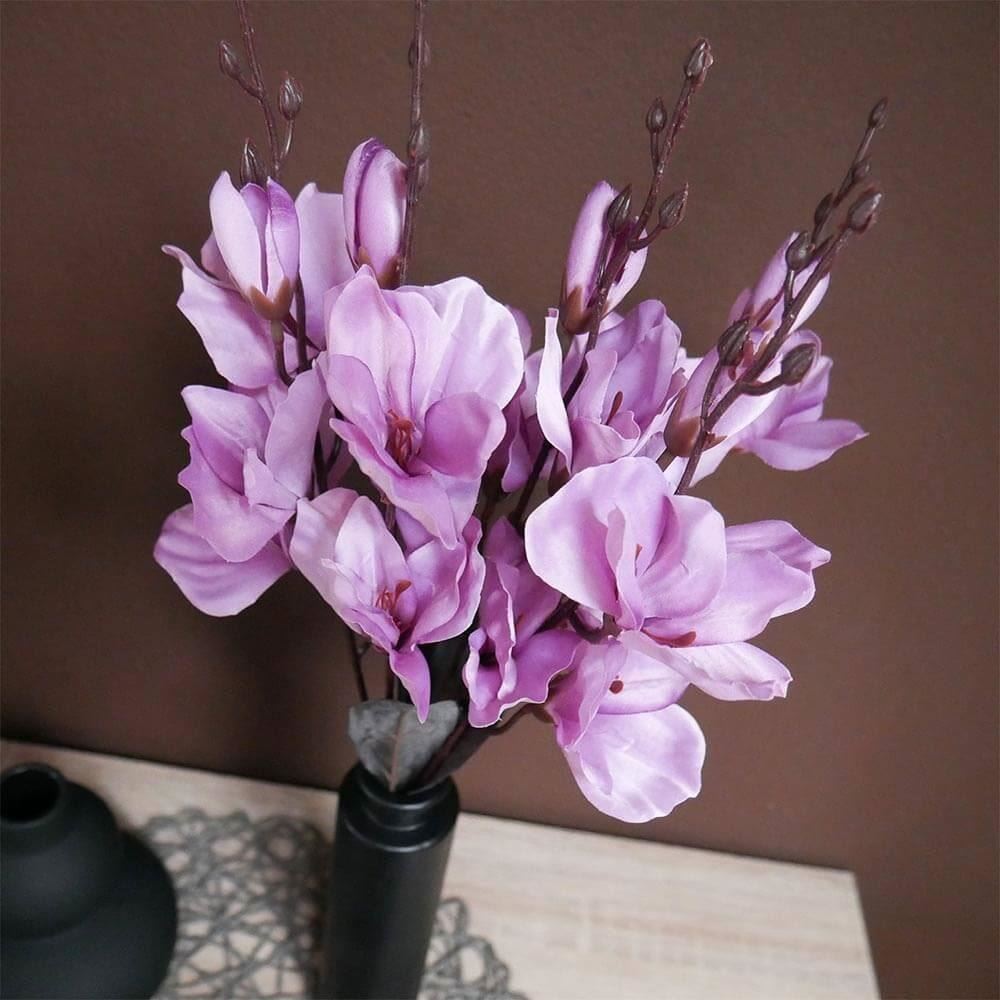 DAALO Umělé květiny do vázy - fialové - AKCE!