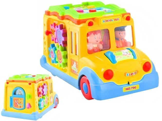 Huile Toys ISO 2892 Interaktivní multifunkční autobus se zvuky