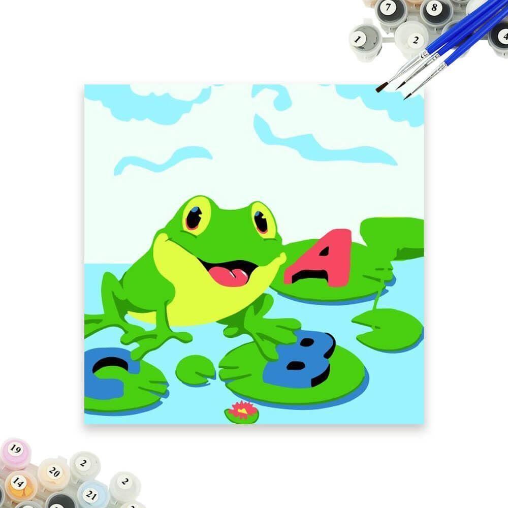 DAALO Malování podle čísel pro děti - žabka - AKCE!
