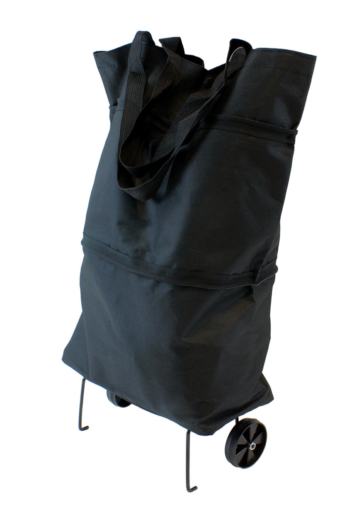 APT Nákupná taška na kolieskach 48x27cm čierna, AG392B
