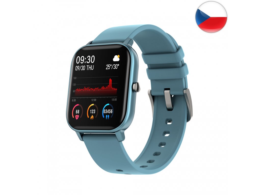 Fitness hodinky Watch Pro X5 s GPS - Model modrá