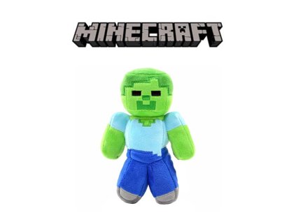 Plyšový Zombie ze hry Minecraft - 23 cm