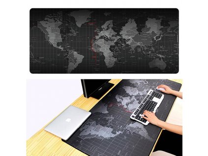 Podložka pod myš XXL Mapa sveta 90x40cm
