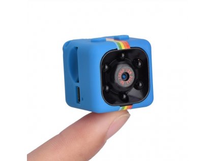 Mini kamera Full HD 1080P COP CAM modrá SQ11