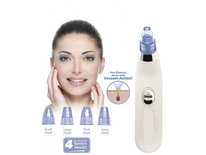 Vakuový čistič pleti na černé tečky a akné DermaVacuum