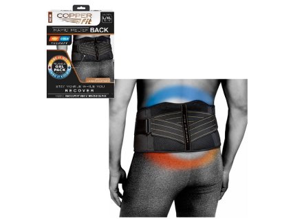 COPPER Fit Bederní pás hřejivá a chladivá terapie L/XL