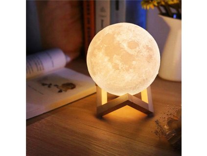 3D Lampička měsíc Moon Light 12 cm