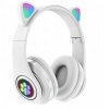 3084 bluetooth sluchatka cat ear s tlapkou b39 bile respelen cz