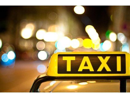 led taxi nápis 1