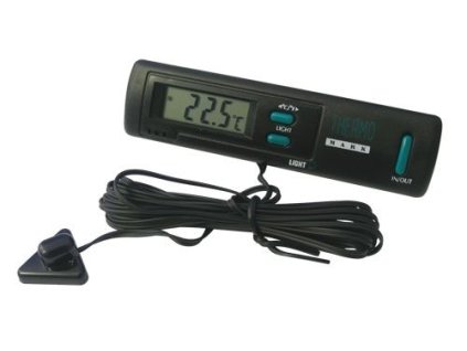 ALL RIDE Teploměr vnitřní i venkovní použití, digitální