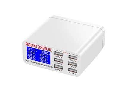 6 portu usb rychlo nabijecka 1