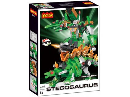 Stavebnice Dino - Transformers Stegosaurus 2v1 547 dílků