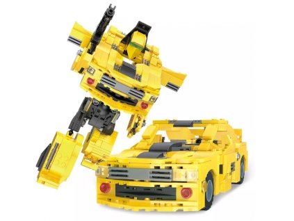 Stavebnice Transformers Warrior - bojový robot 2v1 544 dílků
