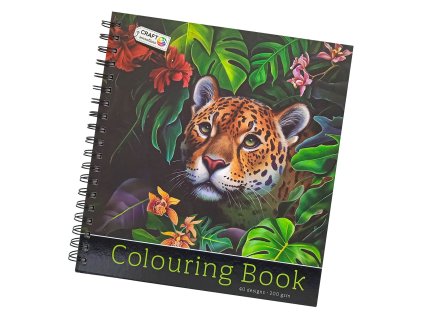 Kniha omalovánek pro dospělé - Tygr v přírodě