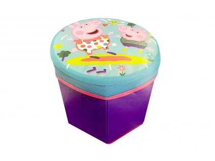 Úložný box na hračky s víkem  - Prasátko Peppa