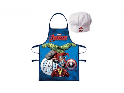 Chlapecká kuchařská zástěra Disney s čepicí Avengers 02