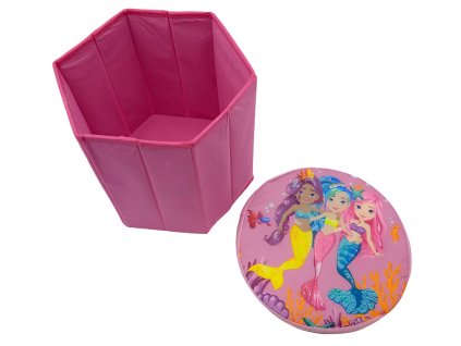 Úložný box na hračky s víkem Disney - Mořské panny