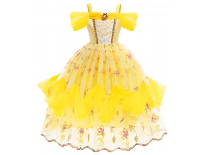 šaty žluté 01 bella