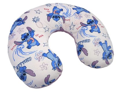 Cestovní polštář Disney sv. růžový - Lilo a Stitch/Moře