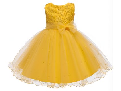šaty žluté perly 01