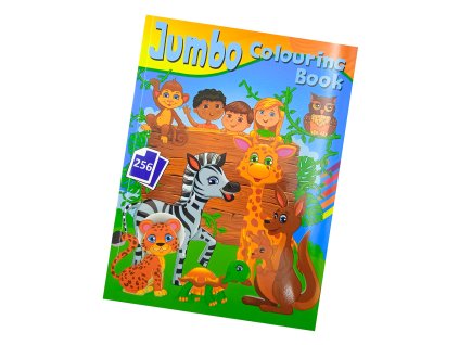 Maxi omalovánky Jumbo - Děti na safari