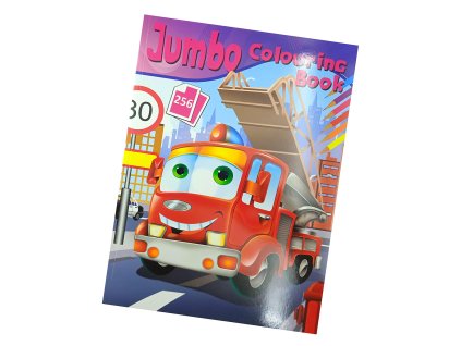 Maxi omalovánky Jumbo - Hasičské auto