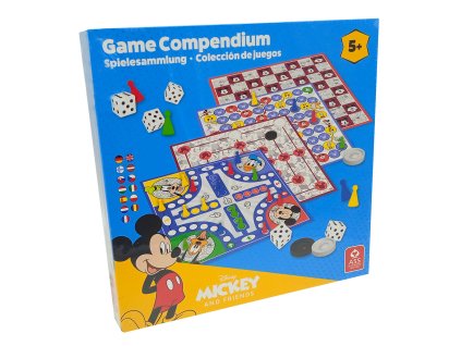 Sada stolních her 4v1 - Mickey mouse
