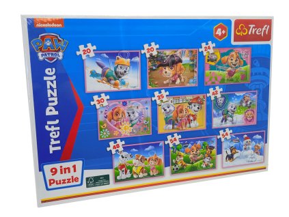 Puzzle set 9v1 - Tlapková patrola