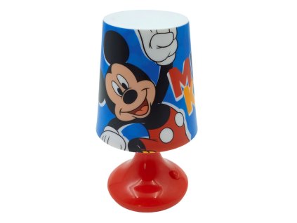 Stolní LED lampička Disney modrá - Šťastný Mickey mouse