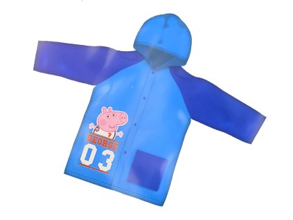 Chlapecká pláštěnka modrá vel.98/104 - George pig