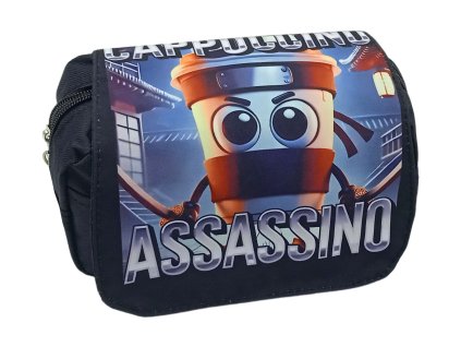 Školní penál vybavený - Cappuccino Assassino