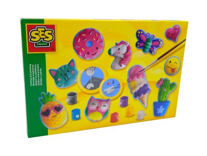 Sádrové odlitky - Barevné figurky