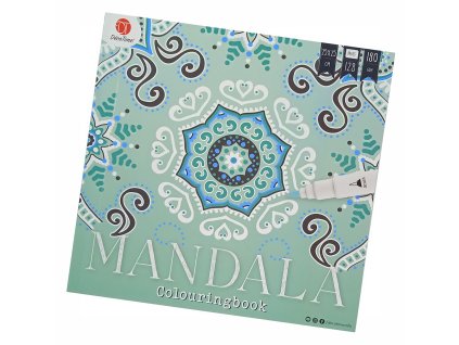 Kniha omalovánek pro dospělé - Mandaly