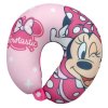 Oboustranný cestovní polštář tm. růžový - Minnie mouse