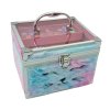 Plyšový kosmetický kufřík s make-upem - Duhová spící kočička