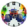 Nástěnné hodiny 30 cm - Monster Truck