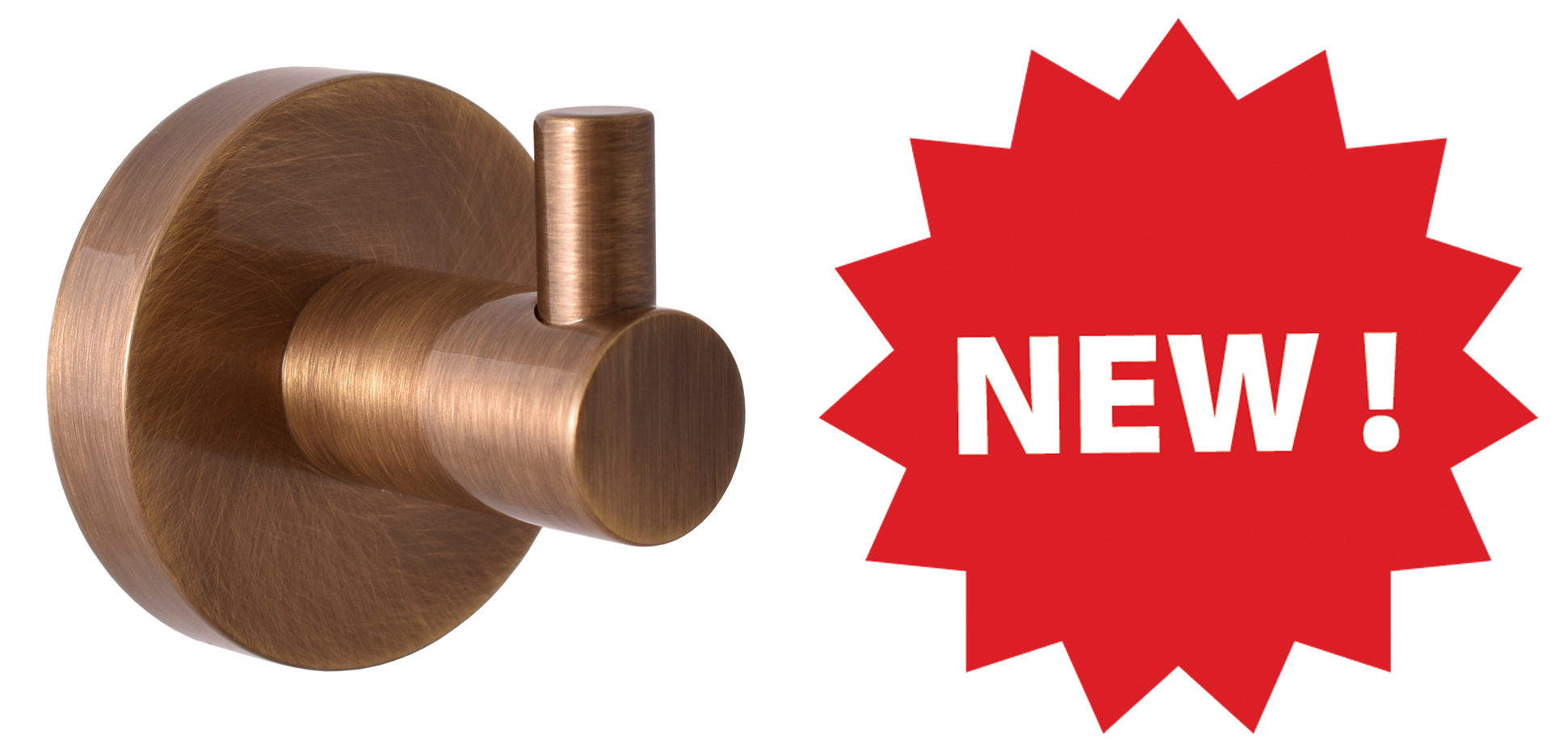 Nové koupelnové doplňky - COLORADO stará mosaz (bronz)