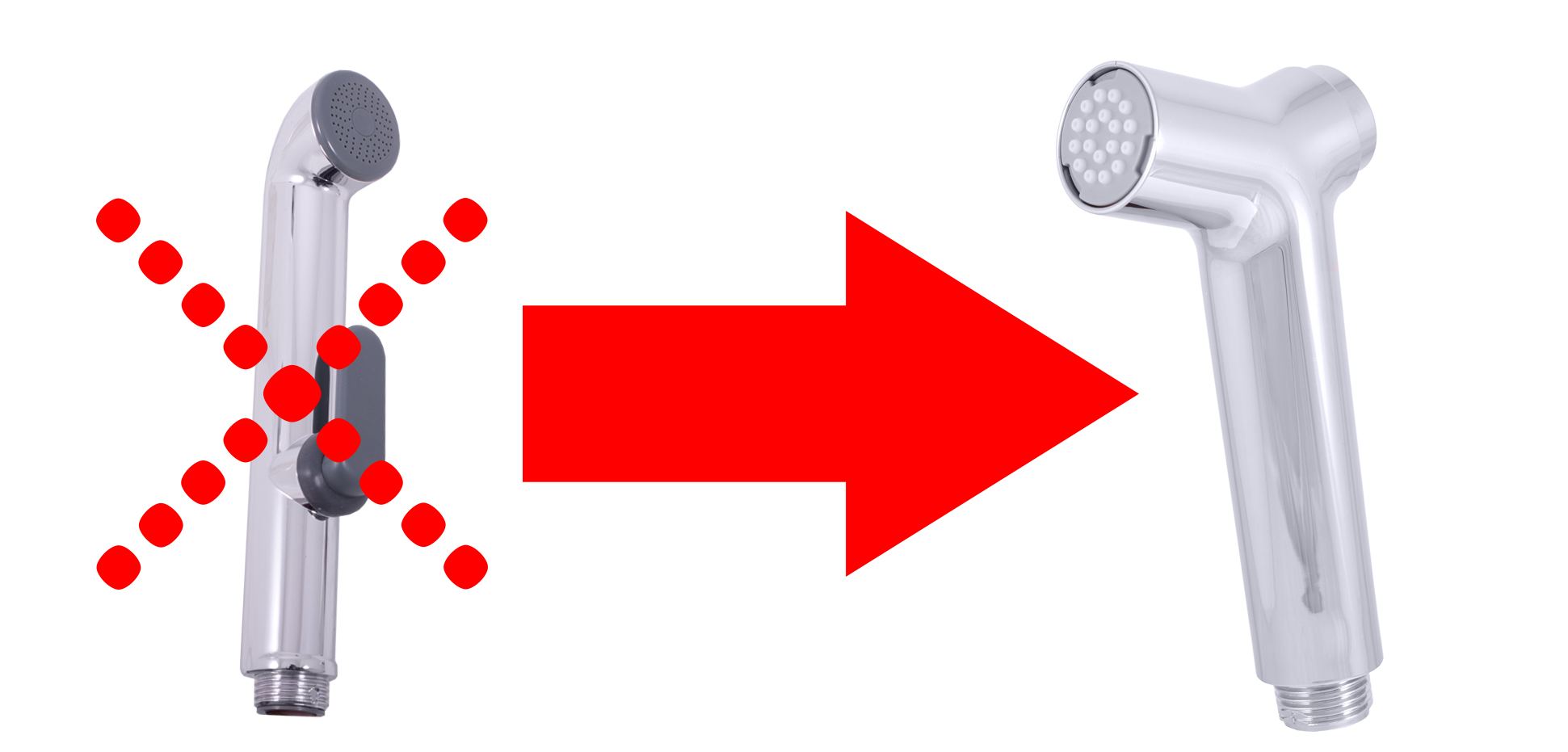 NOVINKA - změna bidetové spršky