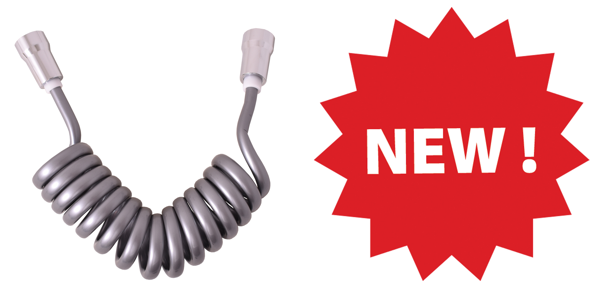 NOVINKA - Sprchová hadice spirálová.