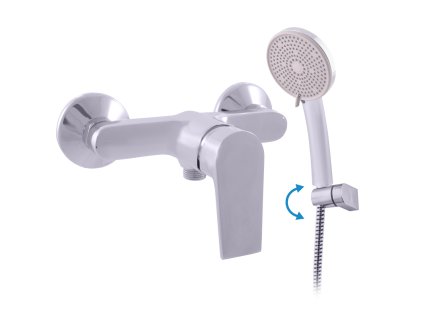 COLORADO - Sprchový set s baterií, Chrom CO181.5/2, RAV Slezák (Barva Chrom, Rozměr 100 mm)