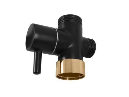 4798 1 4798 1 keramicky prepinac ke sprchovym tycim cerna matna zlata md0629cmatz rav slezak